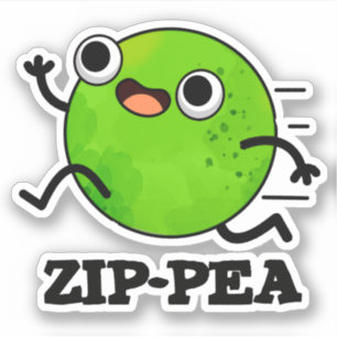 Zip-pea Funny Zippy Pea Pun