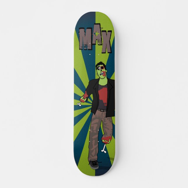 Zip the Zombie Skateboard (Front)