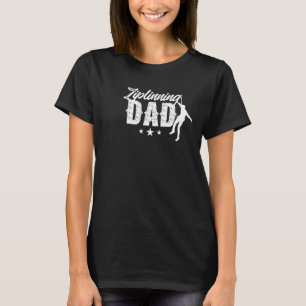 Ziplining Dad Hobby Sports Zipline Sayings Father T-Shirt