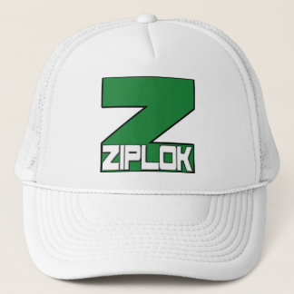 Ziplok - Green Logo - Trucker Hat