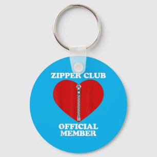 Zipper Club Heart Surgery Recovery Open Heart Bypa Key Ring