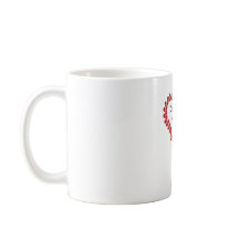 Zipper Club Member Coffee Mug Heart Art