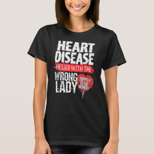 Zipper Club Member Open Heart Surgery for Women T-Shirt