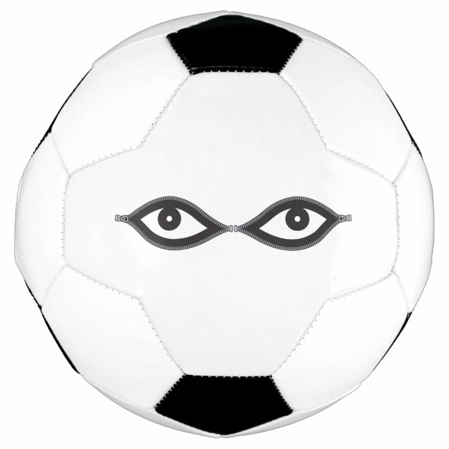 Zipper Eyes Soccer Ball (Front)