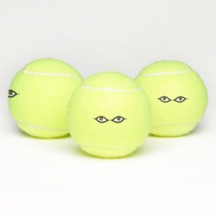 Zipper Eyes Tennis Balls