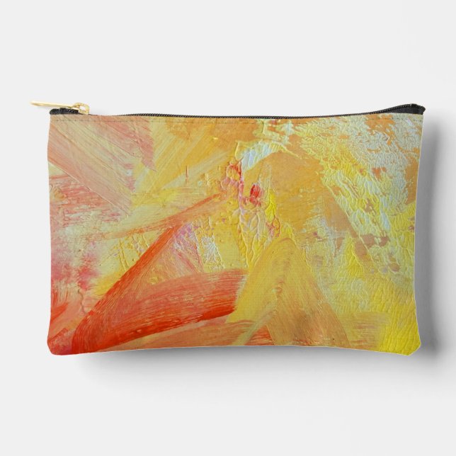 Zipper Pouch in Sunshine Design (Front)