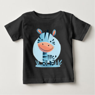 Zippity the Zebra – Cute Safari Baby Bodysuit