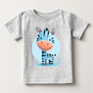 Zippity the Zebra – Cute Safari Baby Bodysuit
