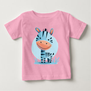 Zippity the Zebra – Cute Safari Baby Bodysuit