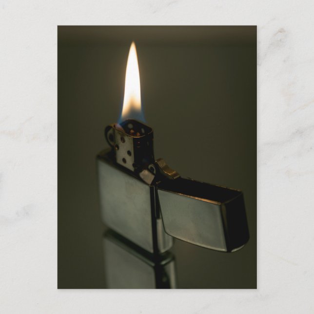 Zippo lighter. Fine art Postcard (Front)