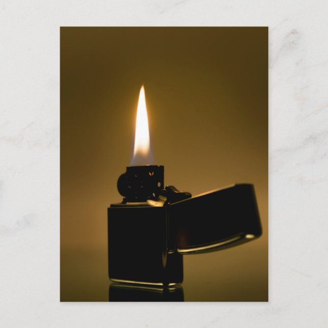 Zippo lighter. Fine art Postcard (Front)