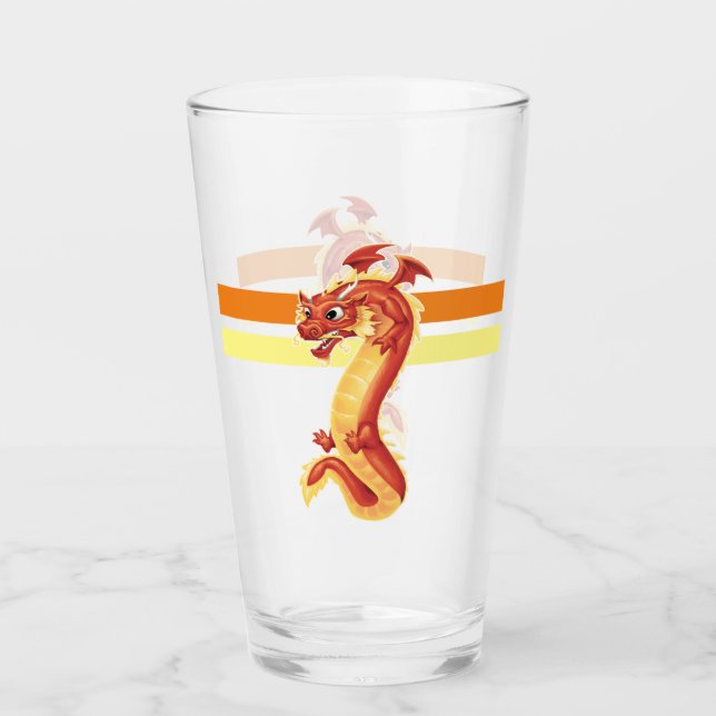 Zippy Dragon Glass (Front)
