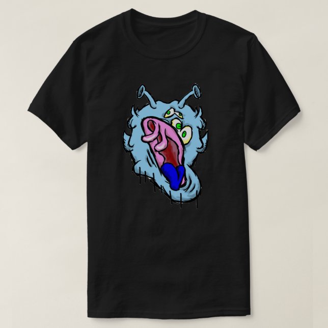 Zippy Trippy Alien Dazs Cold  T-Shirt (Design Front)