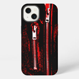 Zips Red print iPhone Case