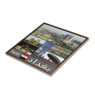 zIQ003 BAGHDAD, Iraq, Middle East, Asia, Ceramic Tile