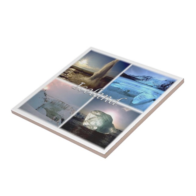 zIS002 ICELAND, Ceramic Tile (Side)