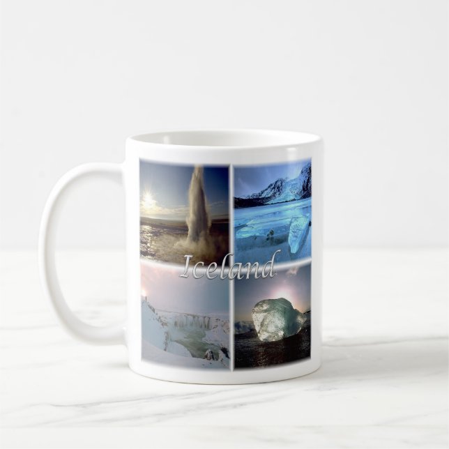 zIS002 ICELAND, Coffee Mug (Left)