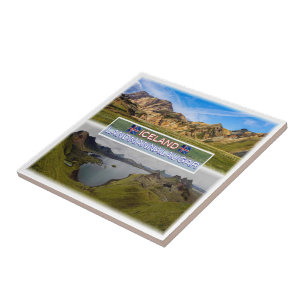 zIS003 LANDMANNALAUGAR, Iceland, Ceramic Tile