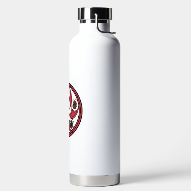 Zisa hex sign on a water bottle (Left)