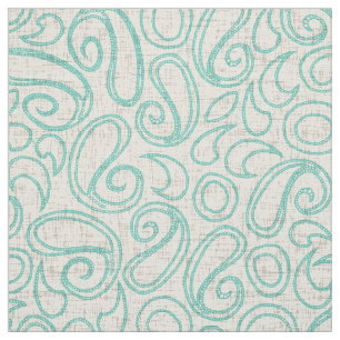 ziya cream mint fabric