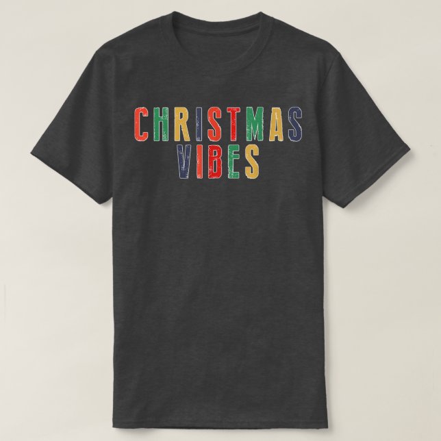ZjDm Christmas Vibes Merry Xmas Vibes December Boy T-Shirt (Design Front)