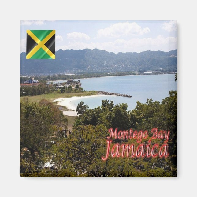 zJM010 JAMAICA, Montego Bay, America, Fridge Magnet (Front)