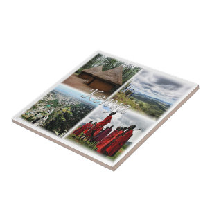 zKE031 KENYA, Mosaic, Africa, Ceramic Tile