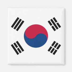 zKR001 South Korean FLAG South Korea, Fridge Magnet