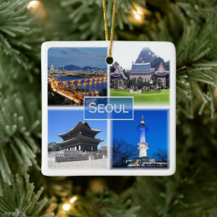 zKR003 SEOUL, South Korea ROK, Asia, Ceramic Ornament