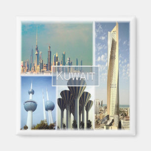 zKW003 KUWAIT mosaic, Asia, Fridge Magnet