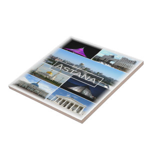 zKZ004 ASTANA mosaic, Kazakhstan, Asia, Ceramic Tile