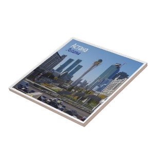 ZKZ009 ASTANA panorama, Kazakhstan, Asia, Ceramic Tile