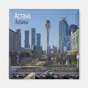 ZKZ009 ASTANA panorama, Kazakhstan, Asia, Fridge  Magnet
