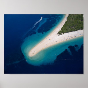 Zlatni rat Bol Hrvatska Poster