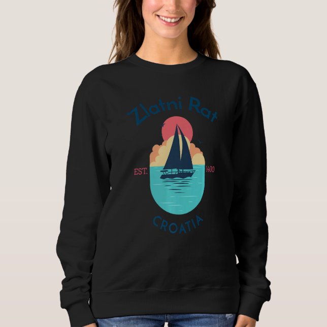 Zlatni Rat Brac Croatia Sweatshirt (Front)