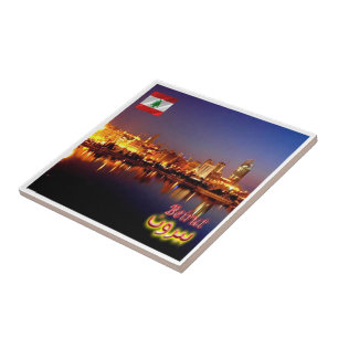 zLB012 BEIRUT downtown, Lebanon, Asia, Ceramic Tile