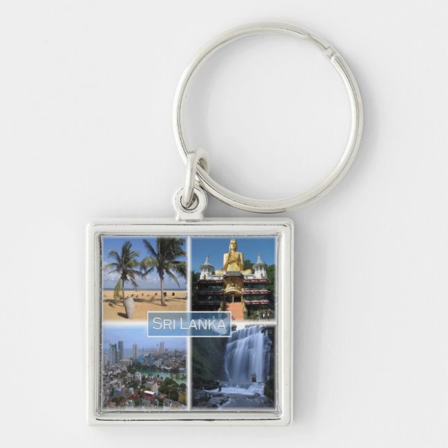 zLK004 SRI LANKA mosaic, Asia, Key Ring (Front)