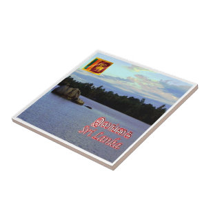 zLK011 Bentota river DHARGA Sri Lanka Asia, Ceramic Tile