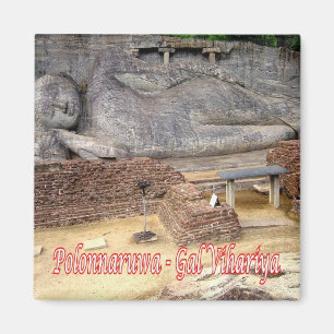 zLK021 GAL VIHARIYA, Polonnaruwa Sri Lanka, Fridge Magnet