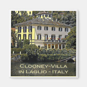 zLMD116 CLOONEY-VILLA Laglio Lake Como, Fridge Magnet