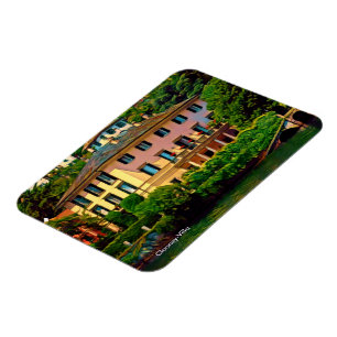 zLMD116 CLOONEY-VILLA Laglio Lake Como, Magnet