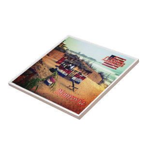 zLR003 MONROVIA, Beach, Liberia, Africa, Ceramic Tile