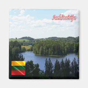 zLT010 AUKŠTAITIJA , Lithuania, Europe, Fridge Magnet