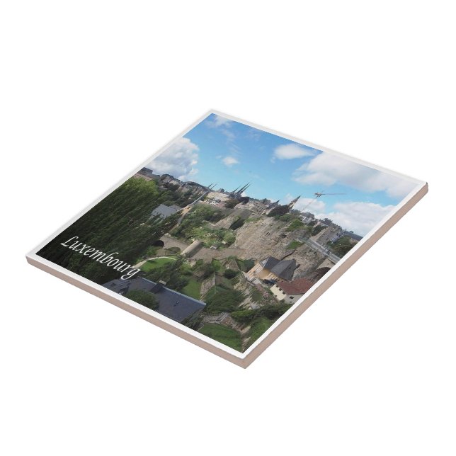 zLU005  LUXEMBOURG, Ceramic Tile (Side)