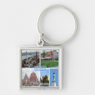 zLV003 RIGA, Latvijas, Republika Latvia, Key Ring