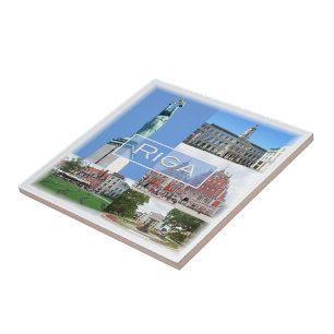 zLV004 RIGA, Republika of Latvia, Europe, Ceramic Tile