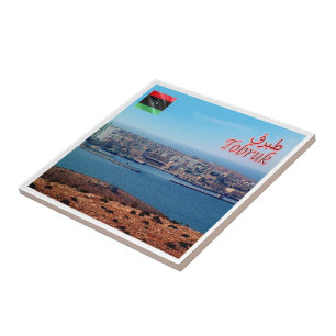 zLY013 TOBRUK, Libya, Africa, Ceramic Tile