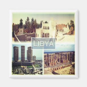 zLY021 LIBYA, Mosaic, Africa, Fridge Magnet