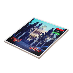 zLY026 TRIPOLI, The Royal Palace, Libya, Ceramic Tile