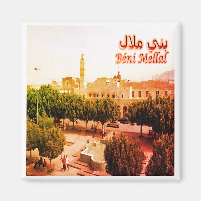 zMA003 MOROCCO, Beni Mellal, Africa, Fridge Magnet (Front)